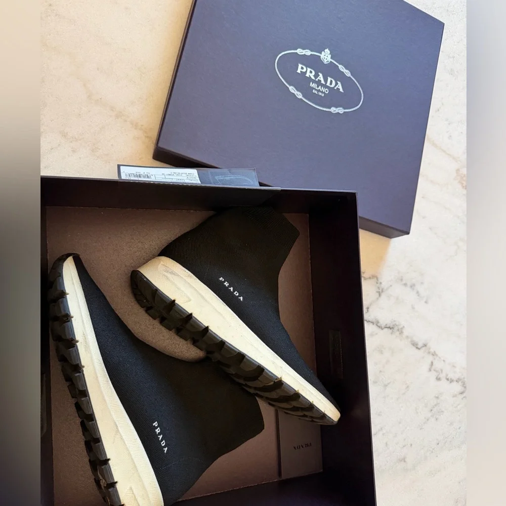 Prada high-top sock sneakers - Picture 10 of 10